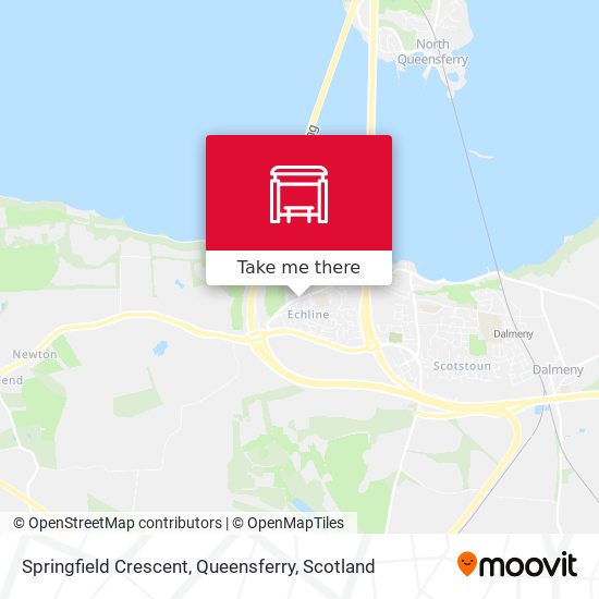 Springfield Crescent, Queensferry map