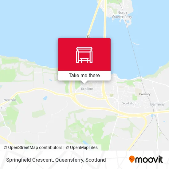 Springfield Crescent, Queensferry map