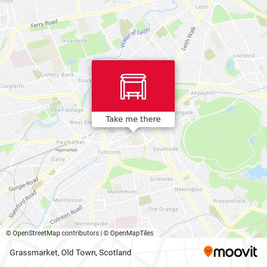 Grassmarket, Old Town map