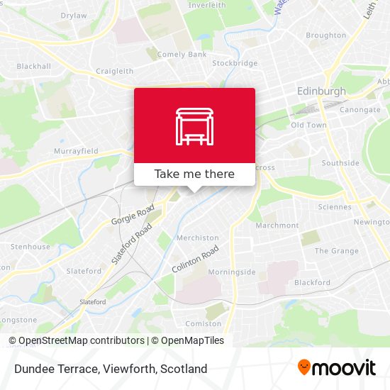 Dundee Terrace, Viewforth map