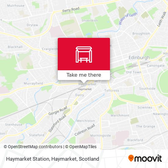 Haymarket Station, Haymarket map