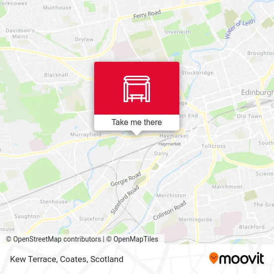 Kew Terrace, Coates map
