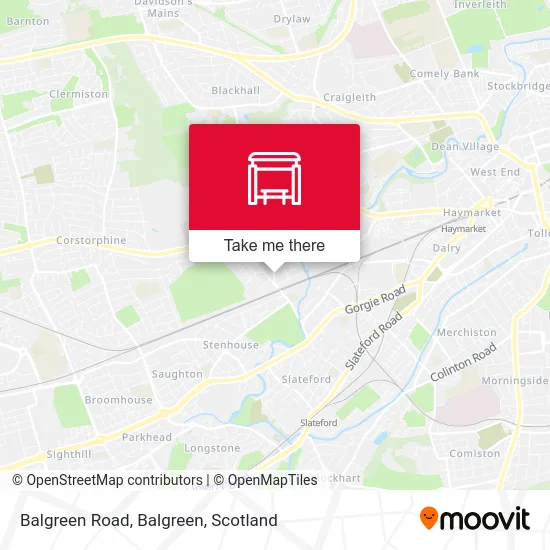 Balgreen Road, Balgreen map