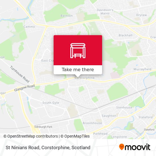 St Ninians Road, Corstorphine map