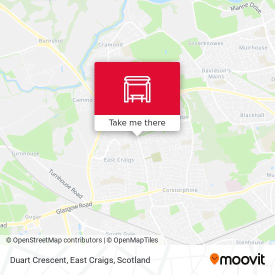 Duart Crescent, East Craigs map