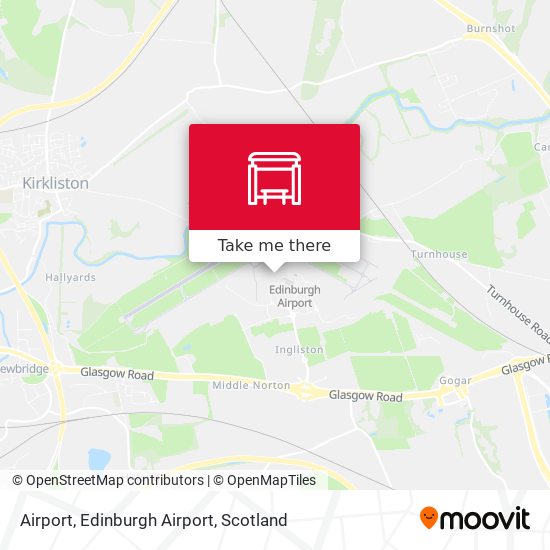 Airport, Edinburgh Airport map