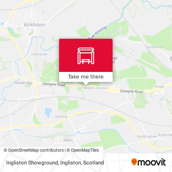 Ingliston Showground, Ingliston map