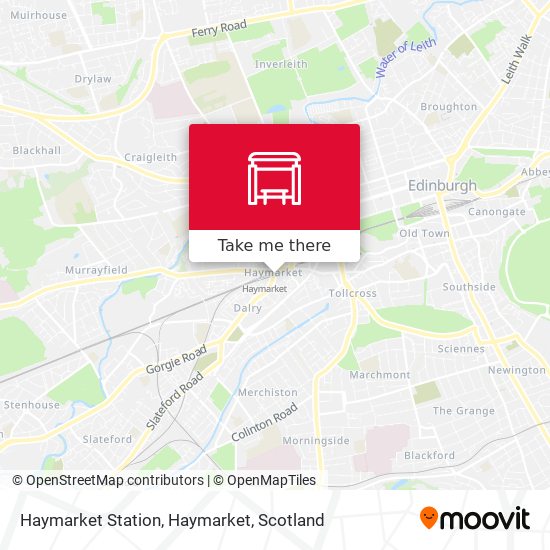 Haymarket Station, Haymarket map