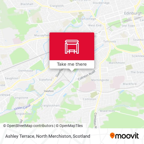 Ashley Terrace, North Merchiston map