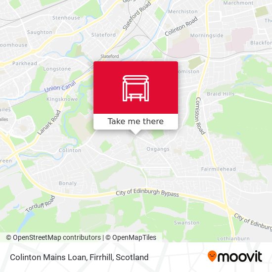 Colinton Mains Loan, Firrhill map