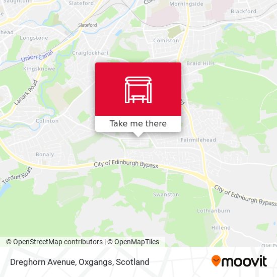 Dreghorn Avenue, Oxgangs map