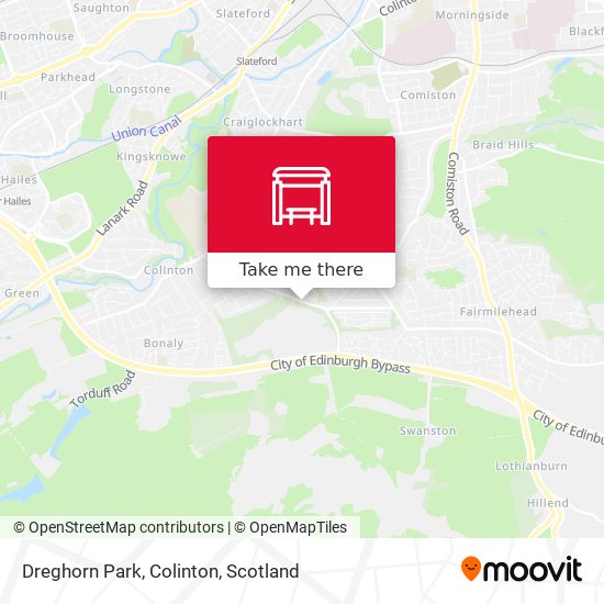 Dreghorn Park, Colinton map