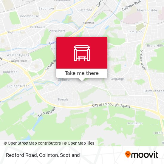 Redford Road, Colinton map