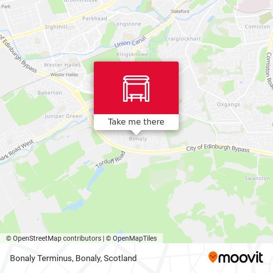 Bonaly Terminus, Bonaly map