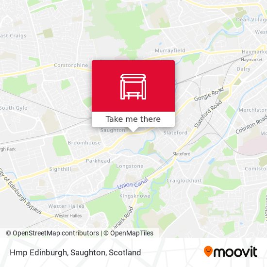 Hmp Edinburgh, Saughton map