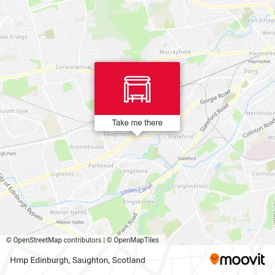 Hmp Edinburgh, Saughton map