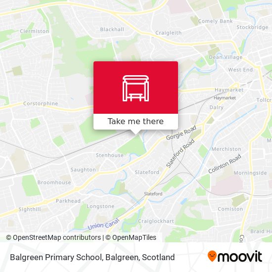 Balgreen Primary School, Balgreen map