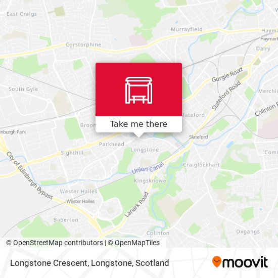 Longstone Crescent, Longstone map