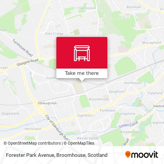 Forester Park Avenue, Broomhouse map