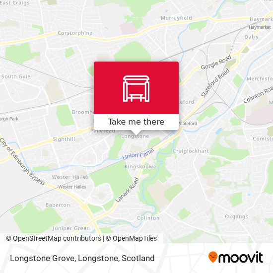 Longstone Grove, Longstone map