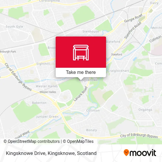 Kingsknowe Drive, Kingsknowe map