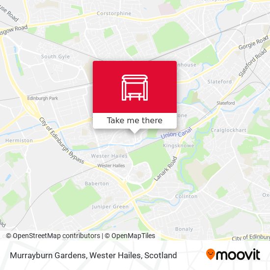 Murrayburn Gardens, Wester Hailes map