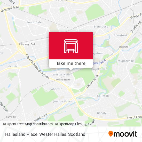 Hailesland Place, Wester Hailes map
