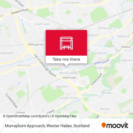 Murrayburn Approach, Wester Hailes map