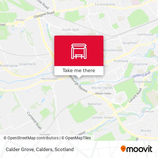 Calder Grove, Calders map