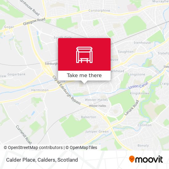 Calder Place, Calders map