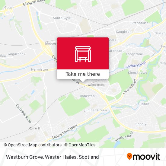 Westburn Grove, Wester Hailes map