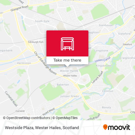 Westside Plaza, Wester Hailes map