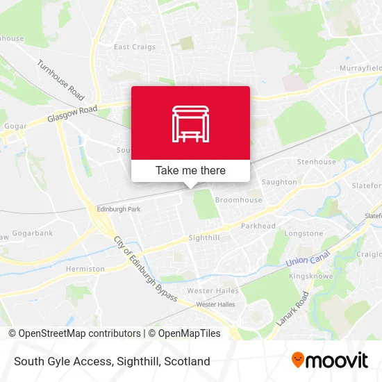 South Gyle Access, Sighthill map