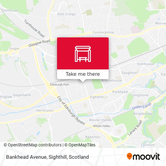 Bankhead Avenue, Sighthill map