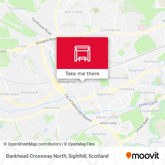 Bankhead Crossway North, Sighthill map
