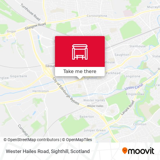 Wester Hailes Road, Sighthill map