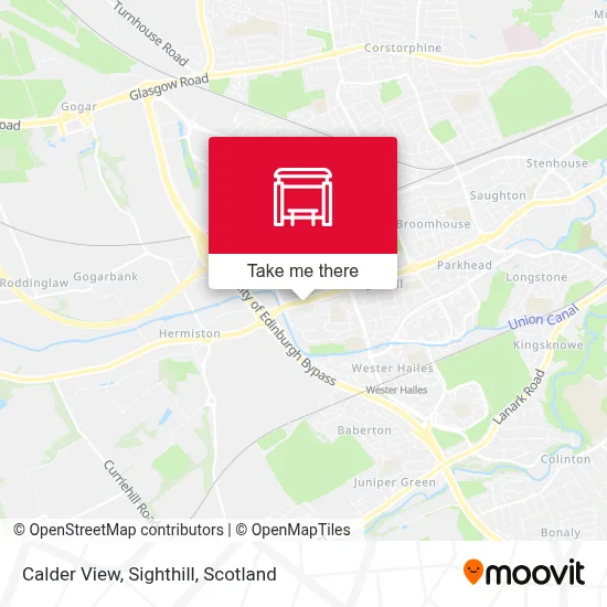 Calder View, Sighthill map