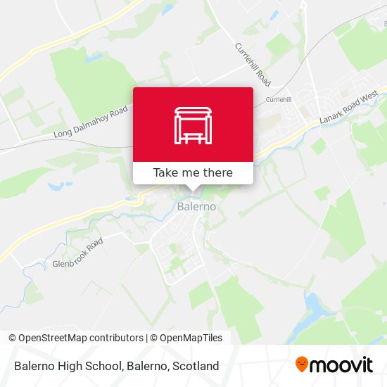 Balerno High School, Balerno map