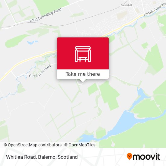 Whitlea Road, Balerno map