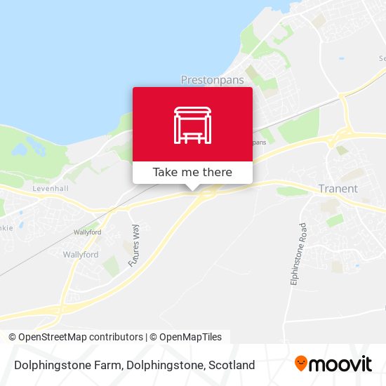 Dolphingstone Farm, Dolphingstone map
