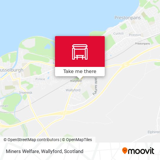 Miners Welfare, Wallyford map