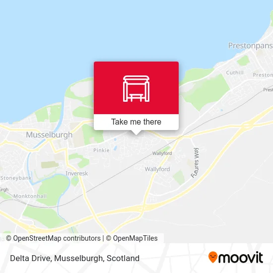 Delta Drive, Musselburgh map