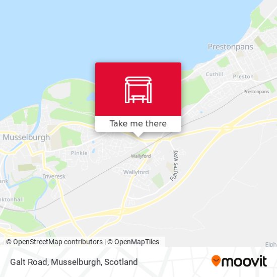 Galt Road, Musselburgh map