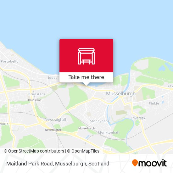 Maitland Park Road, Musselburgh map