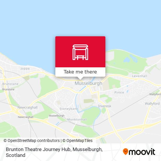 Brunton Theatre Journey Hub, Musselburgh map