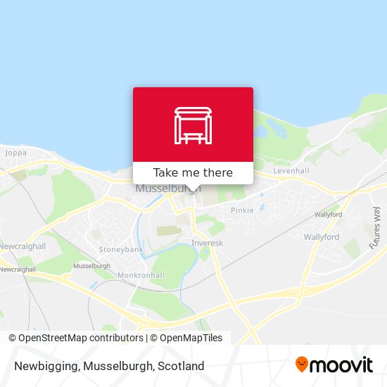 Newbigging, Musselburgh map