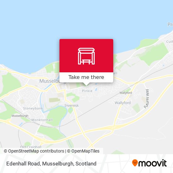Edenhall Road, Musselburgh map