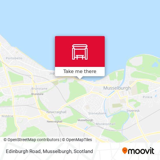 Edinburgh Road, Musselburgh map