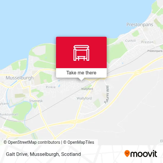 Galt Drive, Musselburgh map