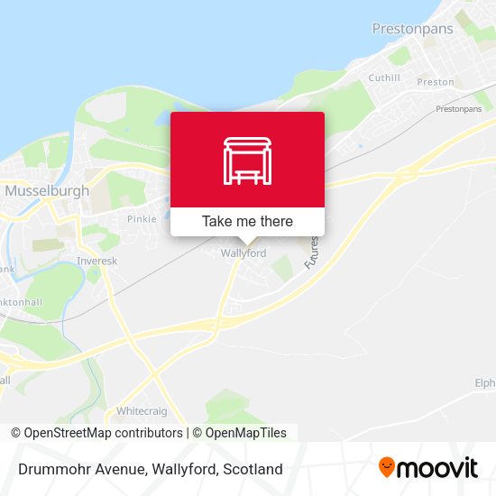 Drummohr Avenue, Wallyford map